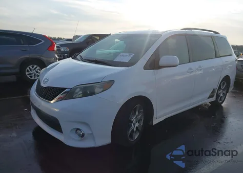 2012 Toyota Sienna Se 8 Passenger from USA, damaged, VIN 5TDXK3DC5CS248423
